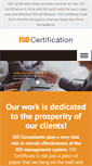 Mobile Screenshot of iso-certification.in